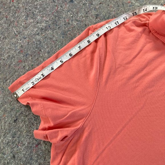 Michael Kors Polo Shirt Mens Adult XXL Pink Stretch Pima Golf Golfer Rugby - Picture 6 of 9